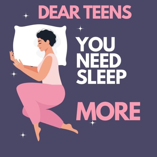 Dear teens, You NEED to sleep more!