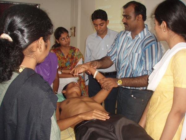 Teaching Manual Therapy on Peripheral Joints to the Students of Alva's College of Physiotherapy, Moodubidri